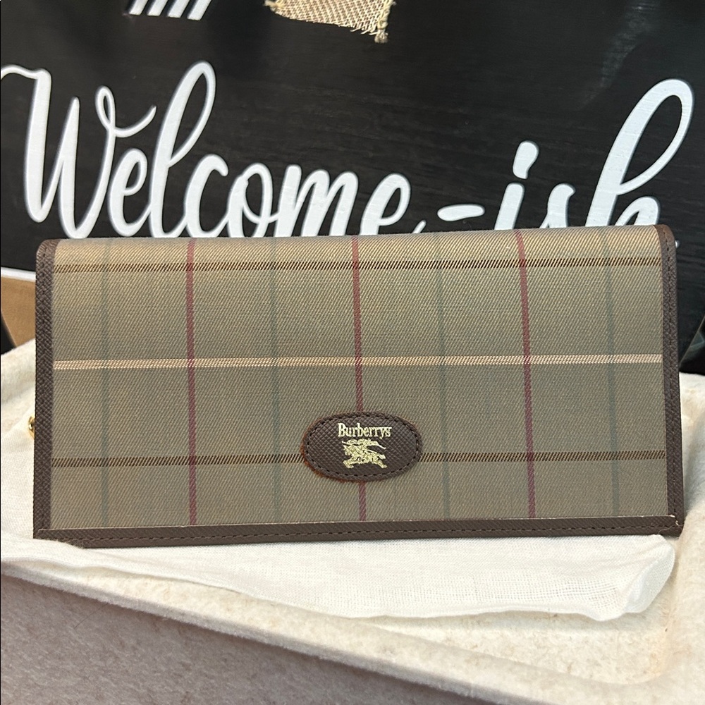 Burberry’s Haymarket Slim Wallet